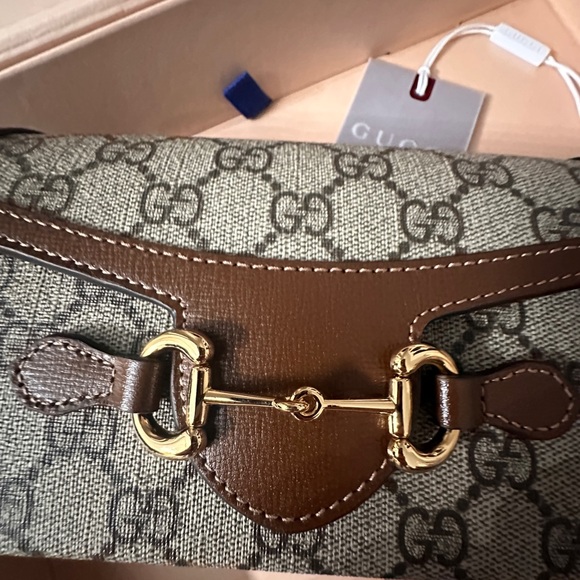 1955 Horsebit Gucci Brown and Tan Women's Bag - Picture 9 of 15